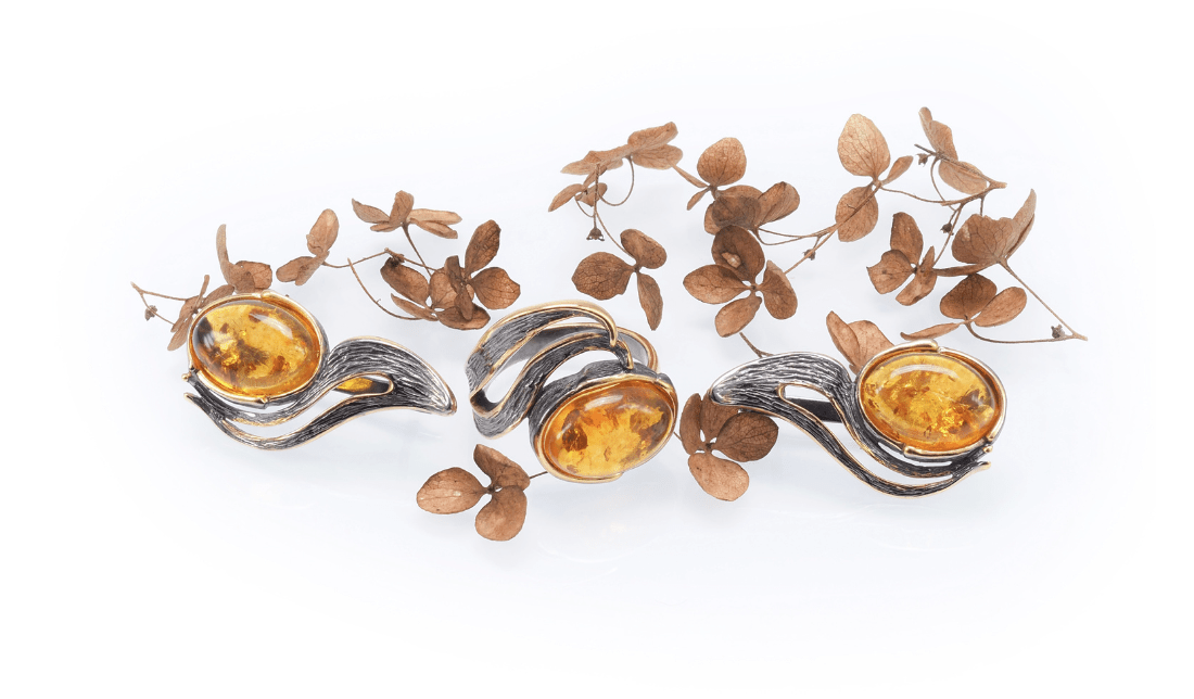 Lithuanian Baltic amber jewelry for kids and children