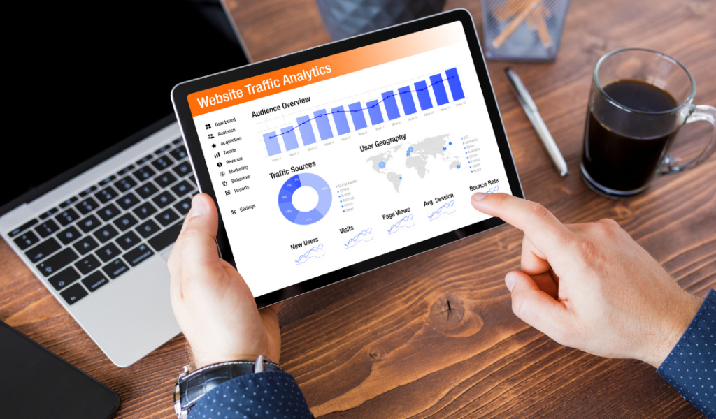 SEO graphic or a graph showing digital marketing strategies