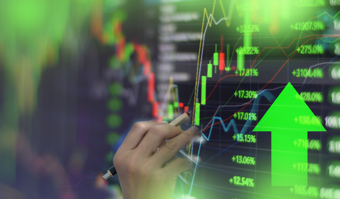 Stock market graph