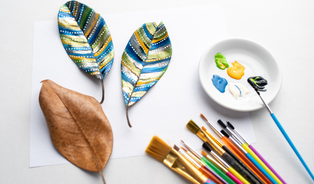 arts and crafts products or a creative DIY project