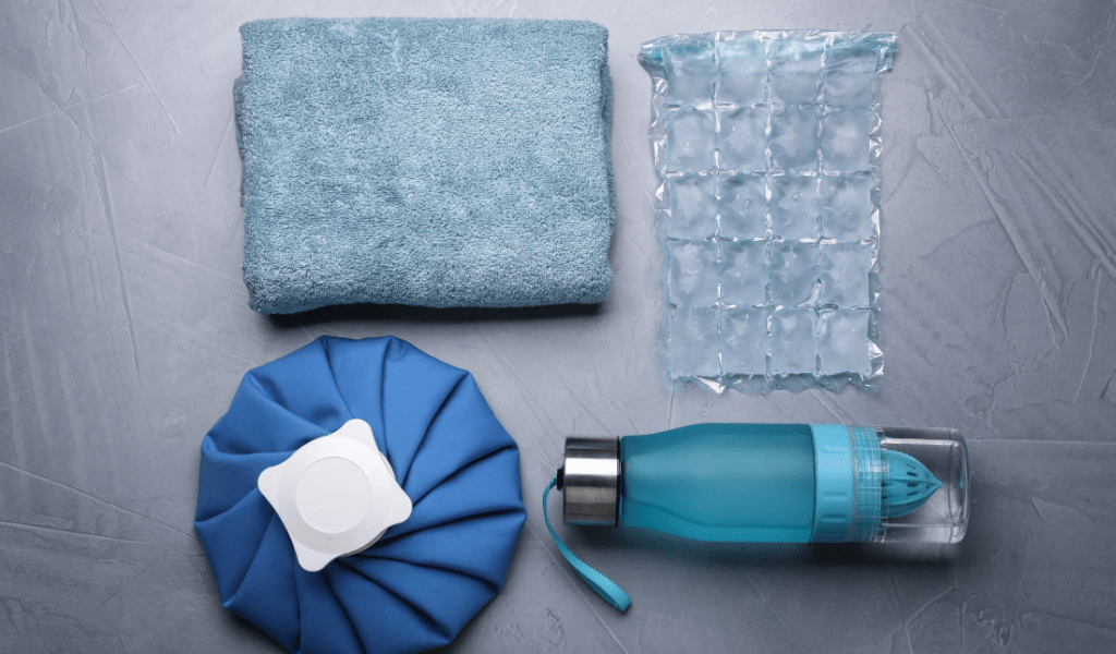 body ice pack, hydration belt