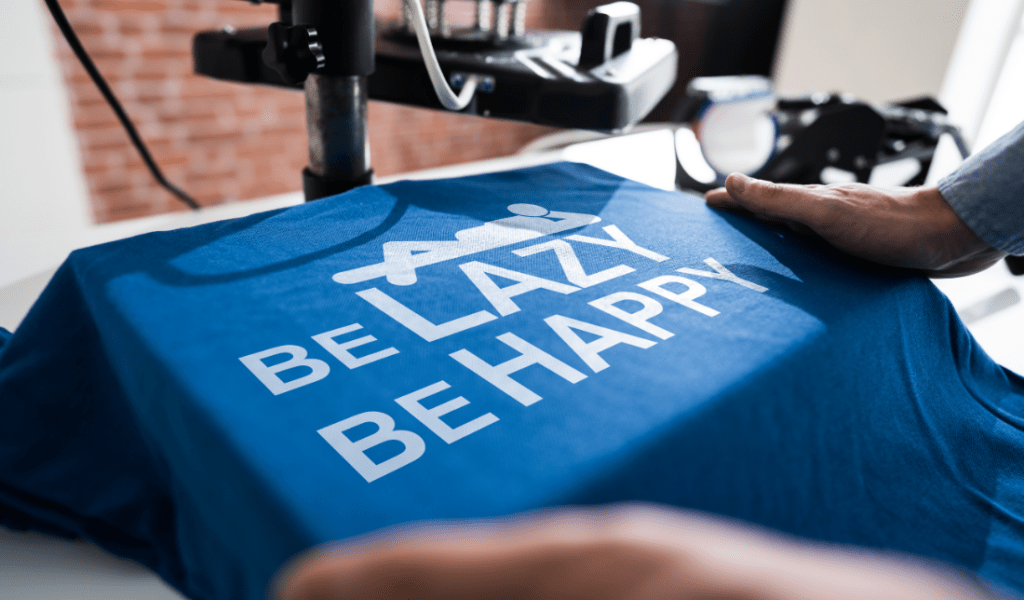 bold font and graphic design in a T-shirt