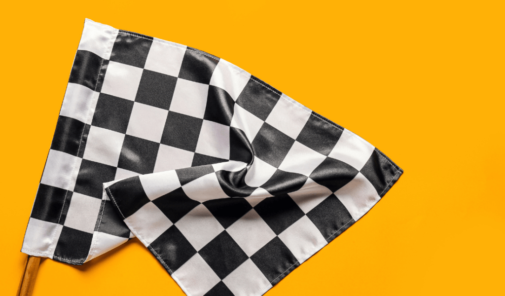 colorful flags garden military