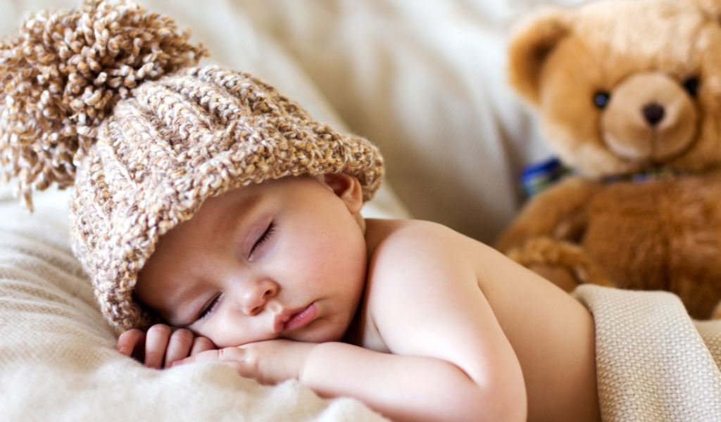 compilation of babies wearing the company's hats