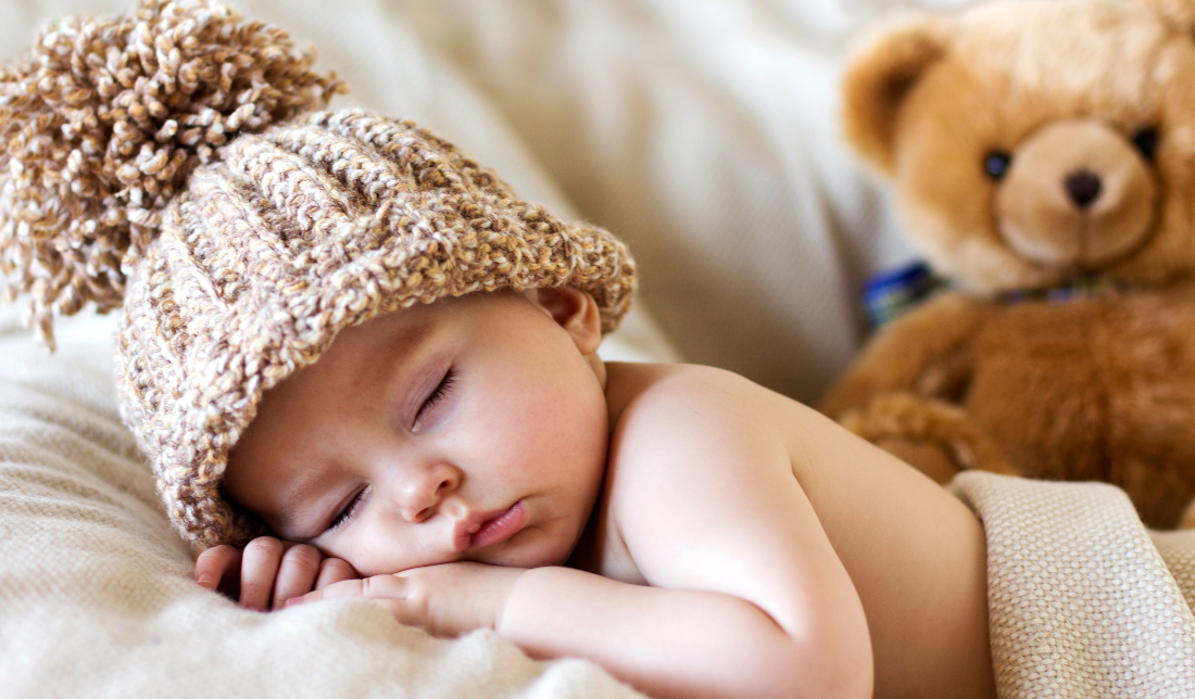 compilation of babies wearing the company's hats