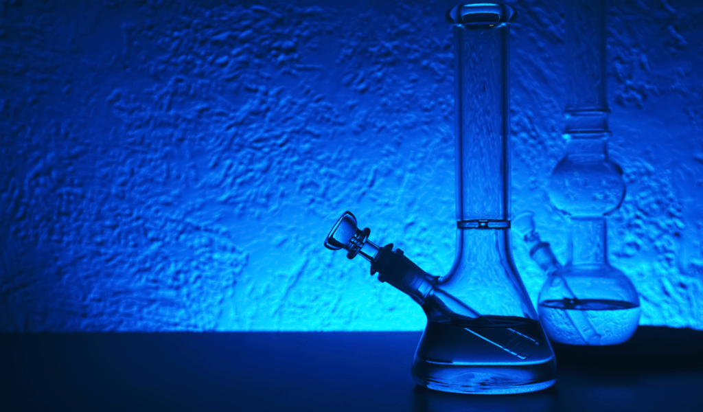 cool bong or pipe with smoke coming out