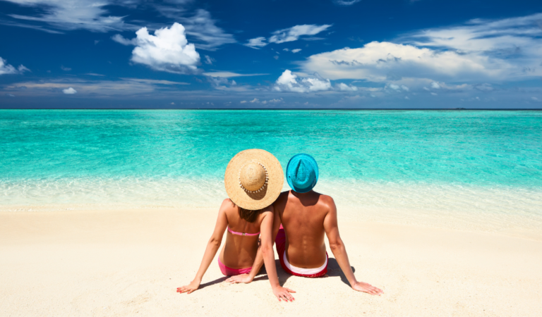 couple at beach