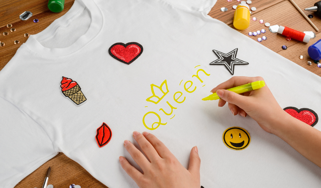 custom, in-house designed T-shirts