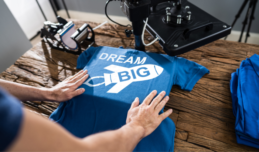 custom print apparel retail website