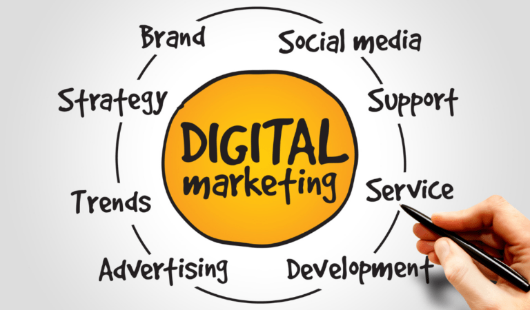 digital marketing agency logo with Amazon logo