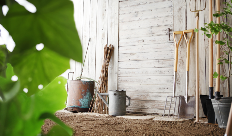 gardening equipment and camping gear