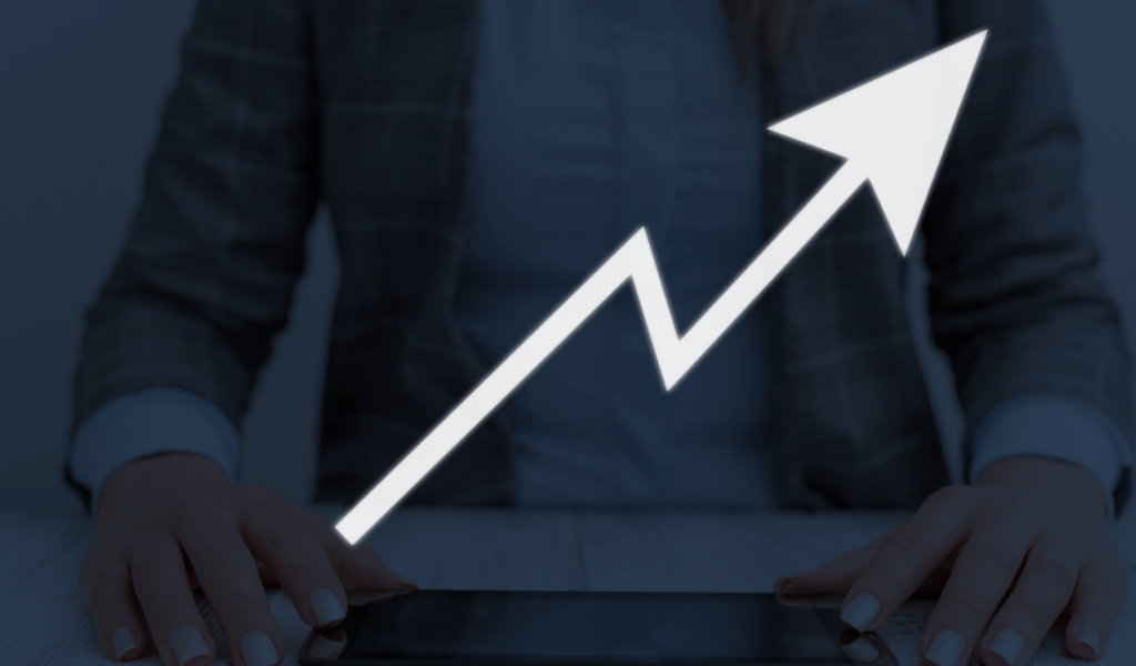 graph showing increased revenue