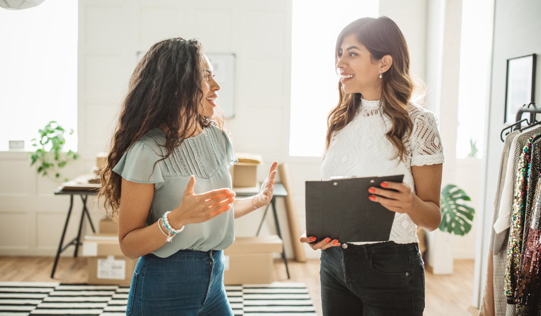 group of small business owners holding state reseller certificates