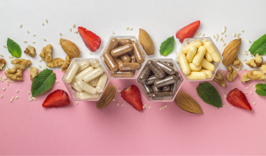 health supplements, superfoods, and other health-focused products