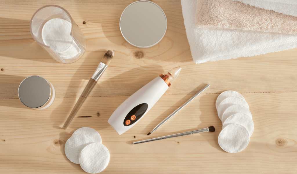 high-end beauty device with a clean and sleek desig