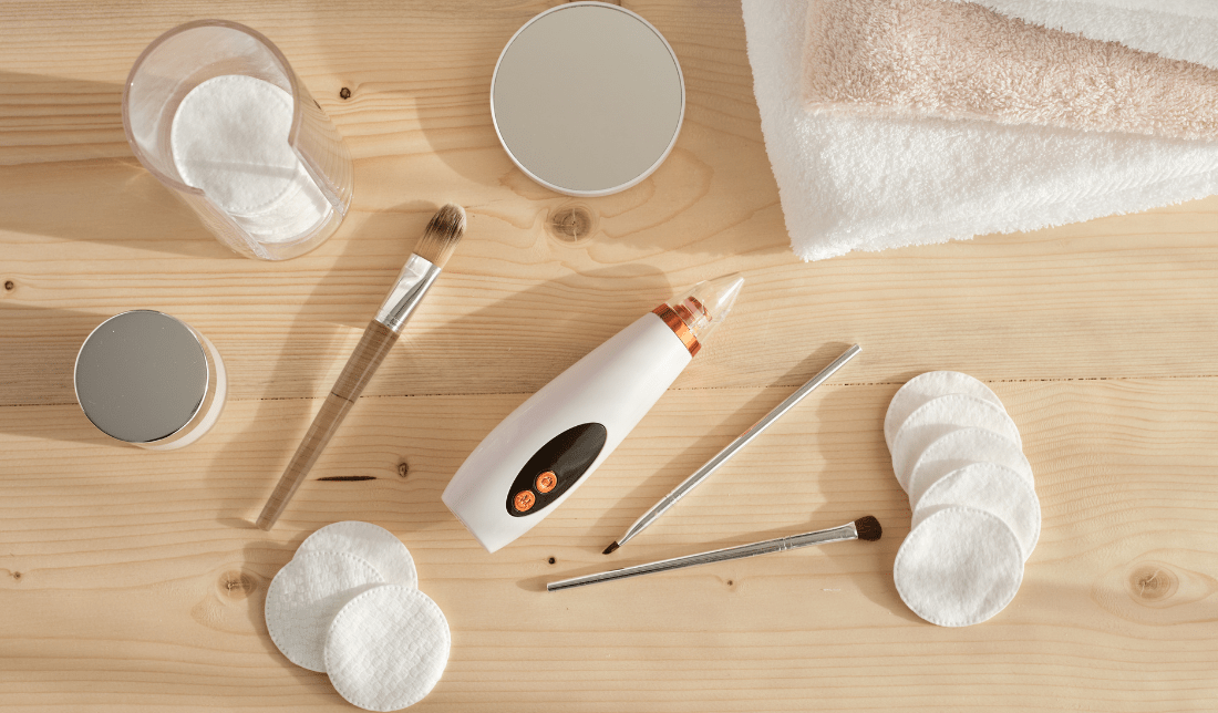 high-end beauty device with a clean and sleek desig