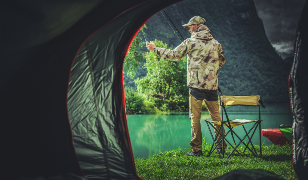 hunting gear, camping, fishing