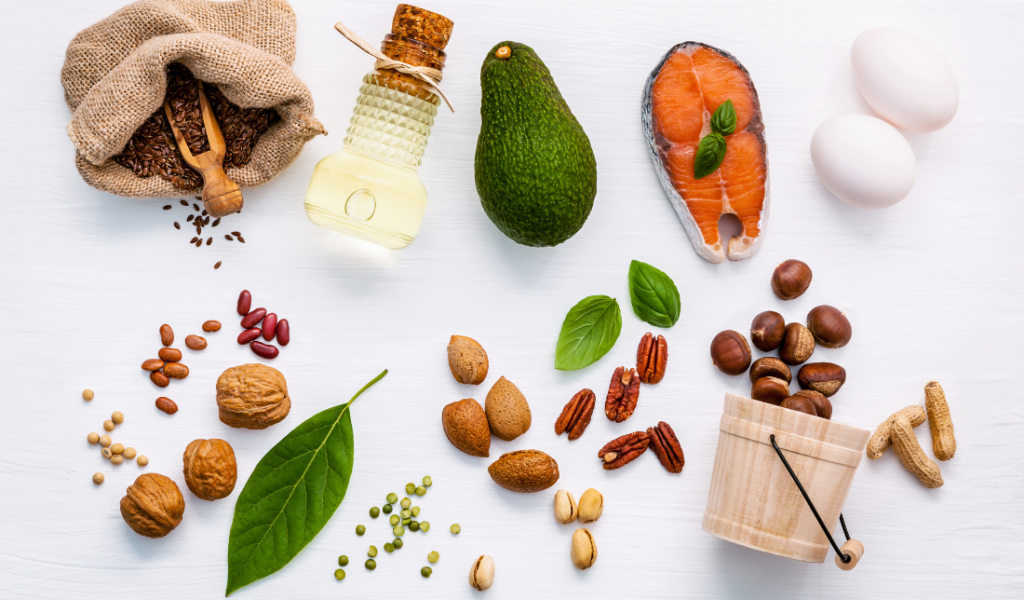 lush green garden with colorful fruits and vegetables