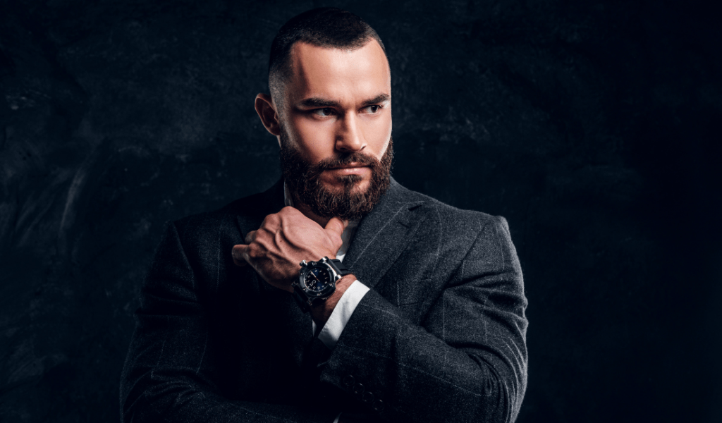 man with a well-groomed beard