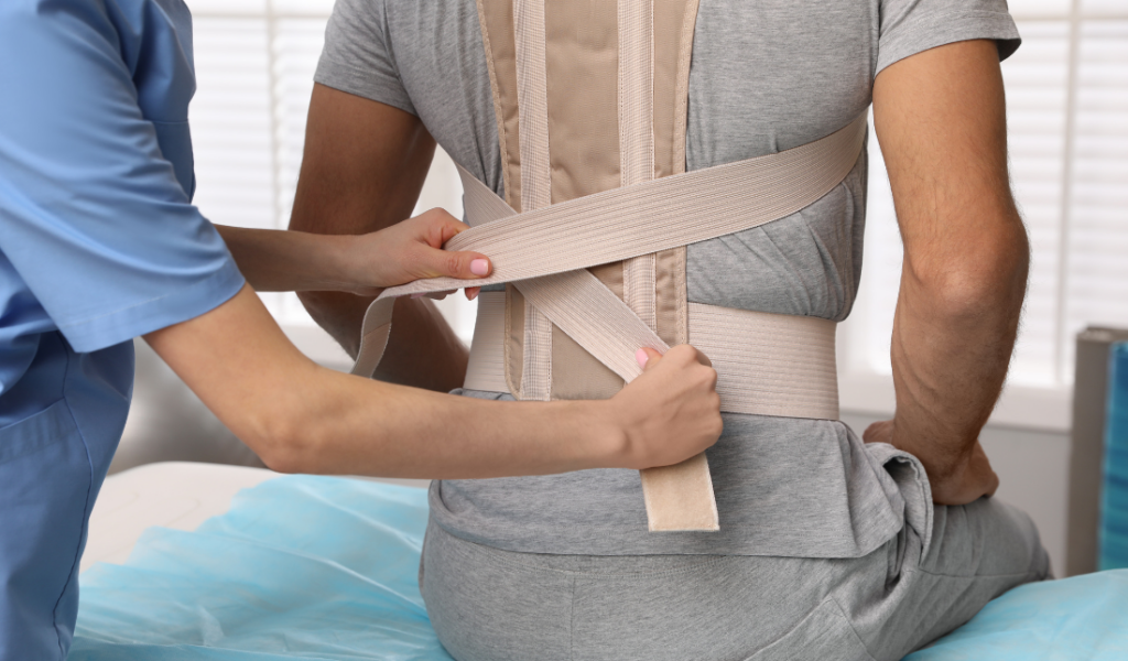 medical device and posture correction