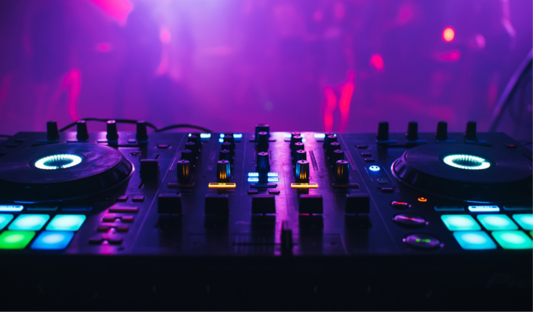 music store for stock and background tunes