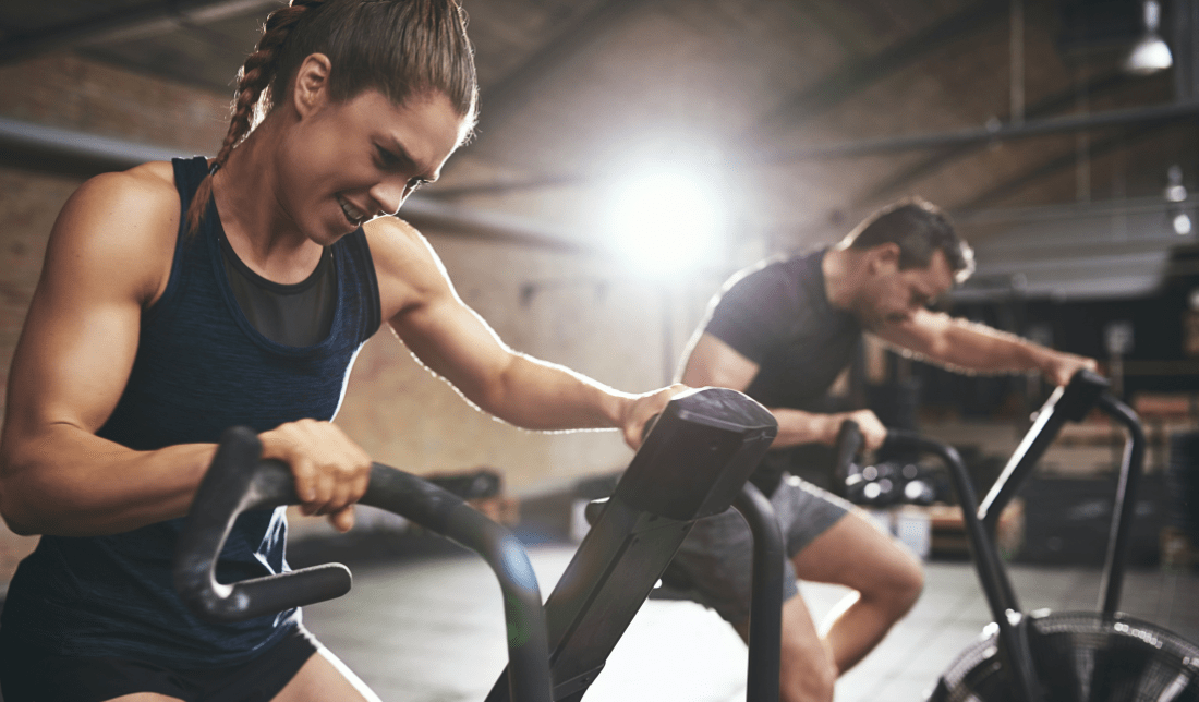 people exercising motivational