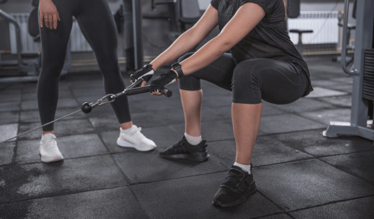 person doing a workout