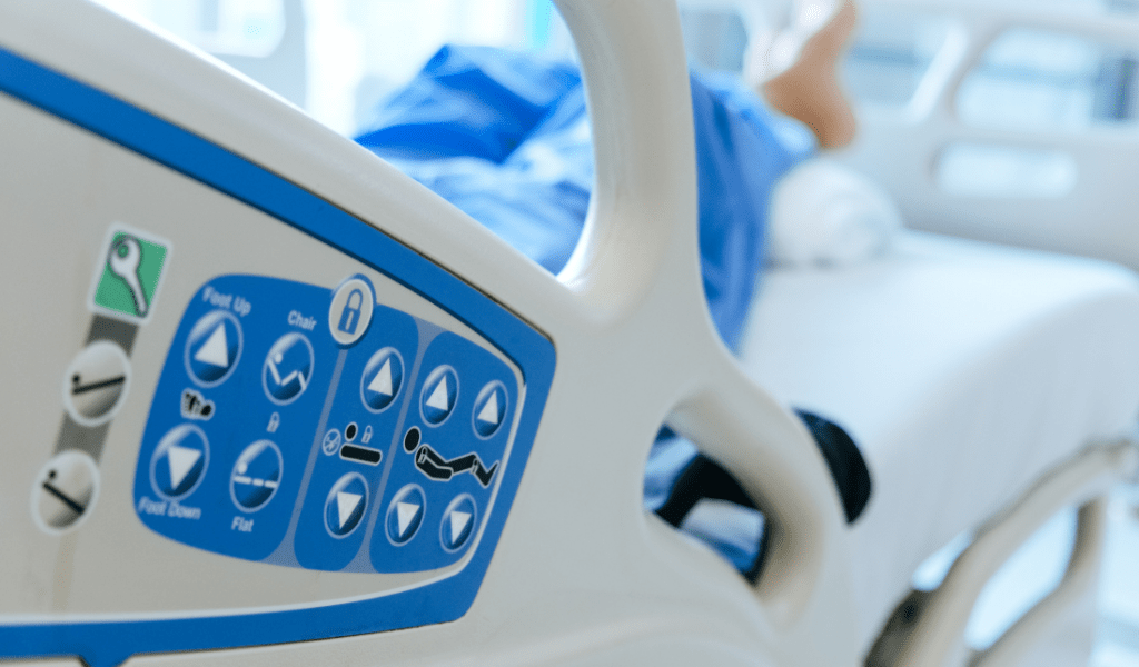 photo of an adjustable bed with high-quality features