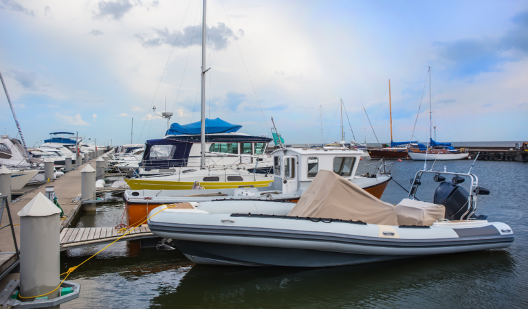 sail and powerboats