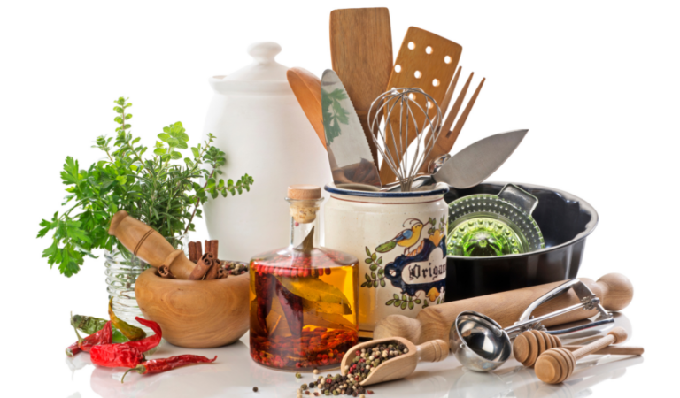 set of high-quality kitchen or gardening tools