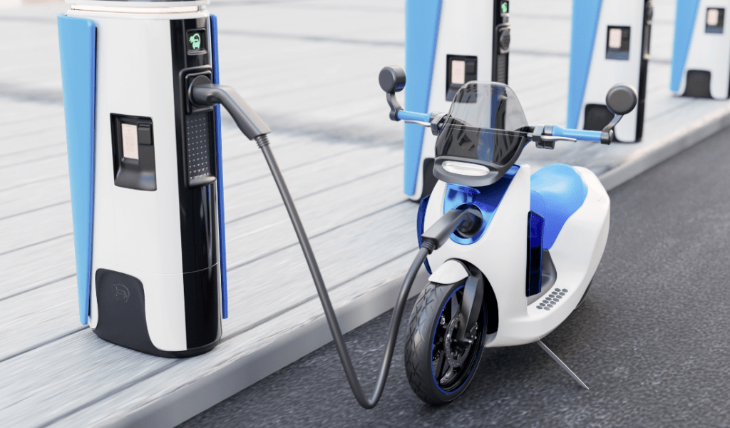 sleek, modern electric scooter