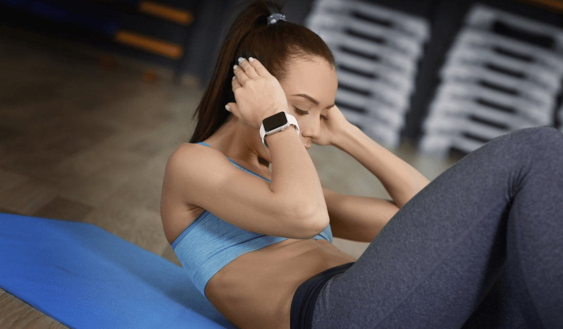 smartwatch with a handcrafted bracelet