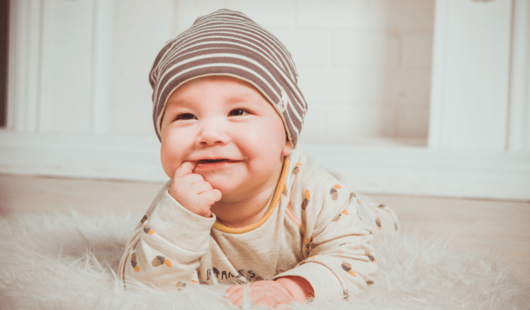 smiling baby