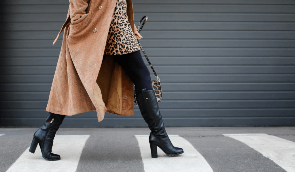 stylish and modern jacket or coat being worn by a fashionable individual