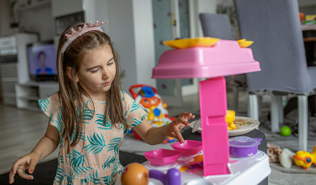 toys and kitchen tools