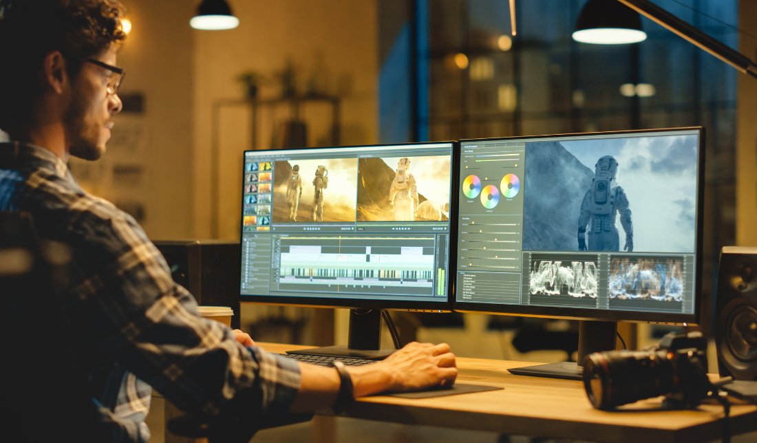 video creation, editing