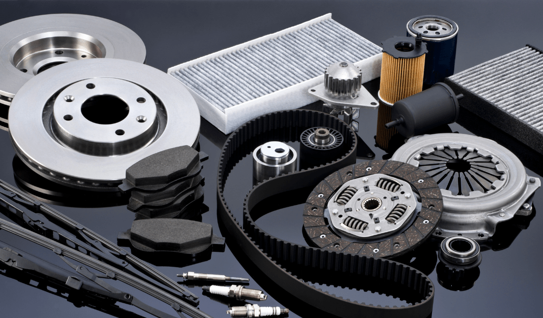 website or mobile app icon depicting automotive parts or accessories