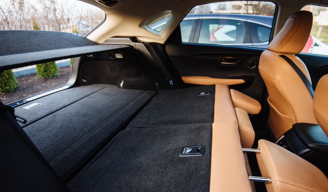 well-organized car trunk