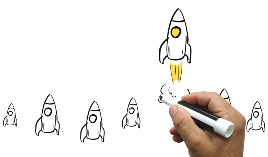 whiteboard animation video with illustrations