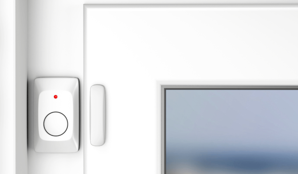 wireless motion sensor light mounted on a wall