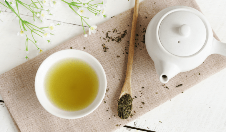 green tea leaf