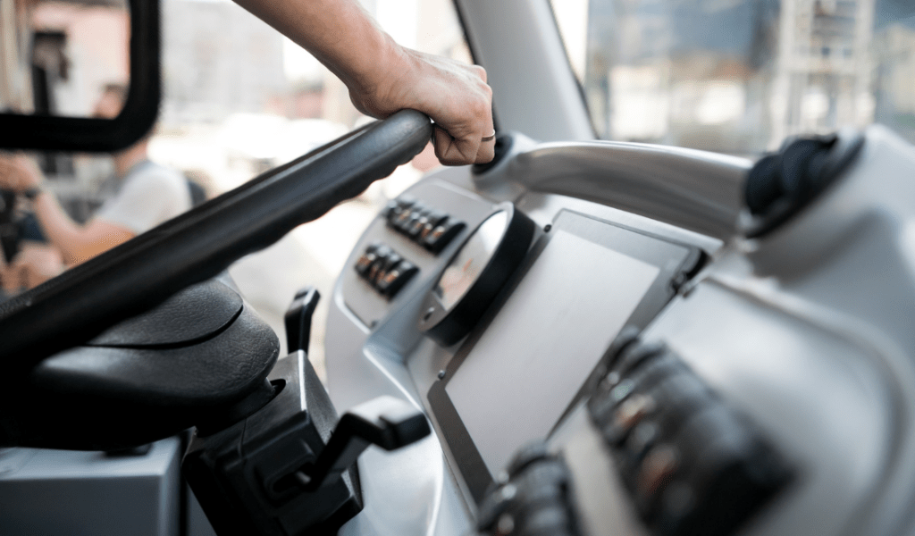 steering wheel or car seat