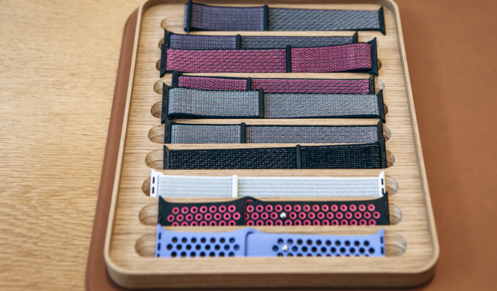 stylish watch with a trendy watchband